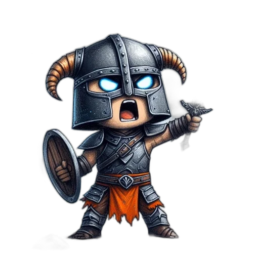 fantasy art, pixel art, concept art, comic book art transparent PNG cut-out