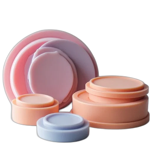 food, hat, 3d render, pastel transparent PNG cut-out