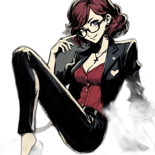 jacket, staff, dress, weapon transparent PNG cut-out