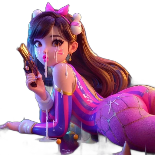 weapon, dress, staff, creature transparent PNG cut-out