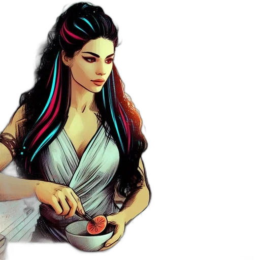 jewelry, dress, fantasy art, pixel art transparent PNG cut-out