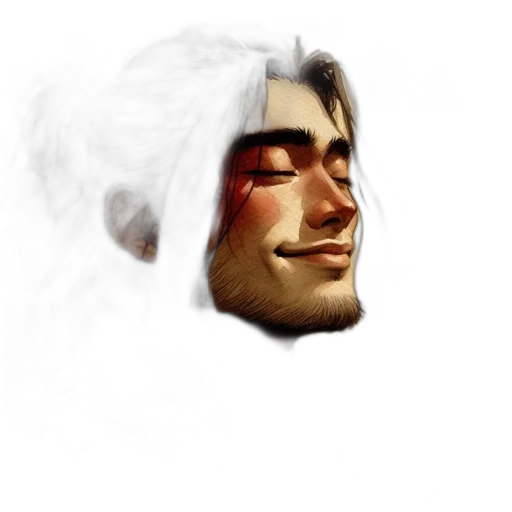 face, staff, hair, mask transparent PNG cut-out