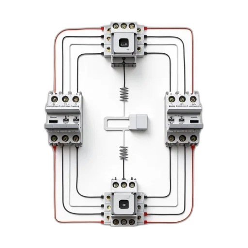 robot, three, phase, contactor transparent PNG cut-out