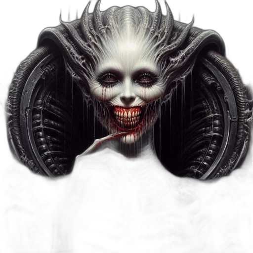 face, creature, mask, hair transparent PNG cut-out