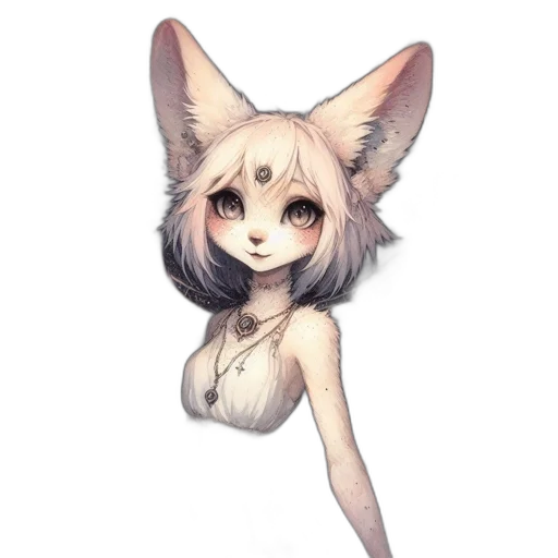 staff, creature, animal, dress transparent PNG cut-out