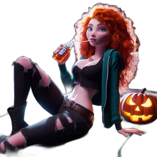 concept art, fantasy art, 3d render, cartoon transparent PNG cut-out