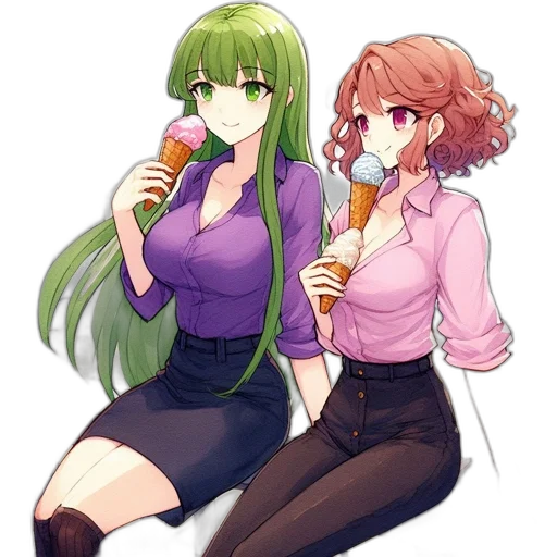 staff, food, anime, pixel art transparent PNG cut-out