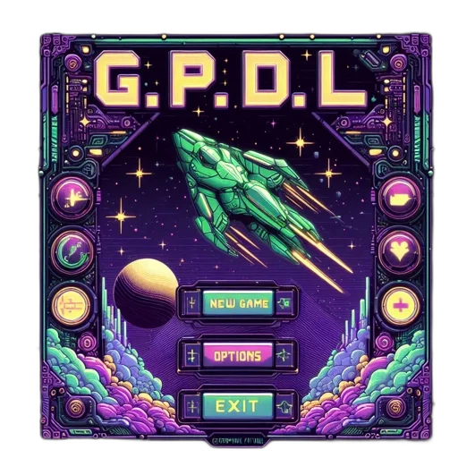pixel art, vaporwave, cyberpunk, concept art transparent PNG cut-out