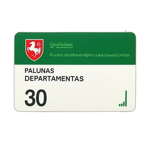 green, white, identification, card transparent PNG cut-out