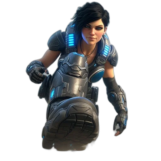 weapon, jacket, face, staff transparent PNG cut-out