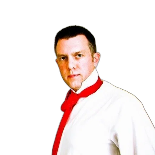 staff, jacket, photorealistic, red transparent PNG cut-out
