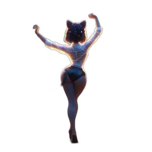 dress, animal, creature, staff transparent PNG cut-out