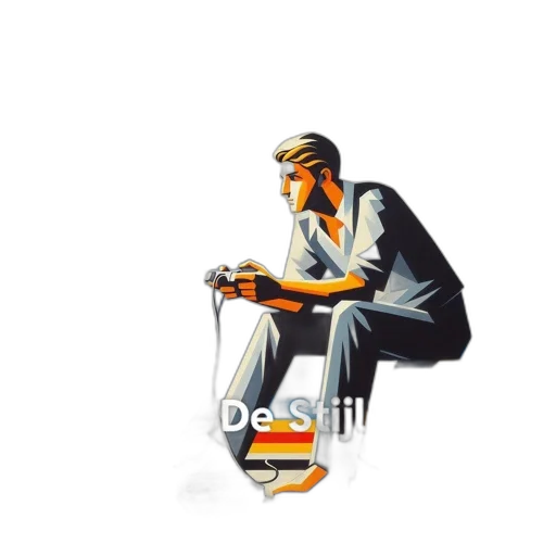 staff, robot, pixel art, concept art transparent PNG cut-out