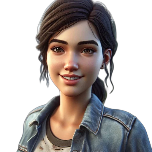face, jacket, concept art, photorealistic transparent PNG cut-out