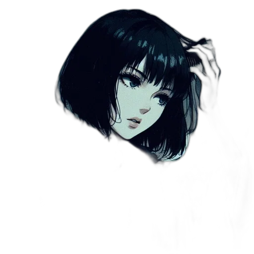 face, mask, hair, creature transparent PNG cut-out