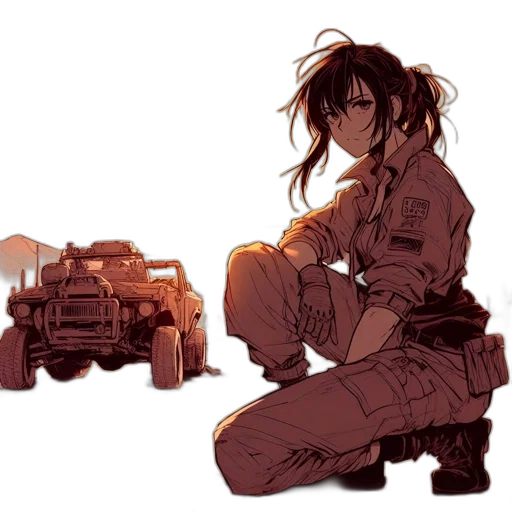 car, weapon, robot, concept art transparent PNG cut-out