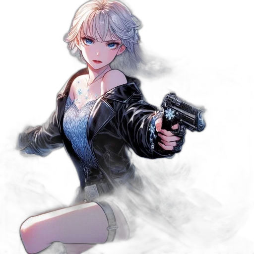 weapon, jacket, comic book art, concept art transparent PNG cut-out