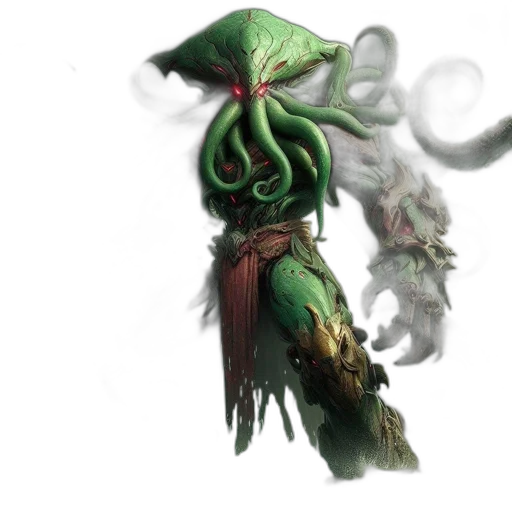 staff, creature, mask, dragon transparent PNG cut-out