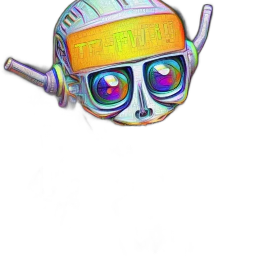 robot, mask, staff, weapon transparent PNG cut-out