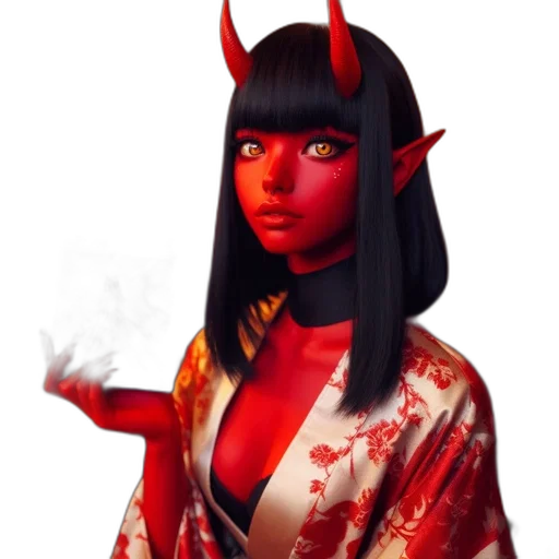 dragon, mask, creature, staff transparent PNG cut-out