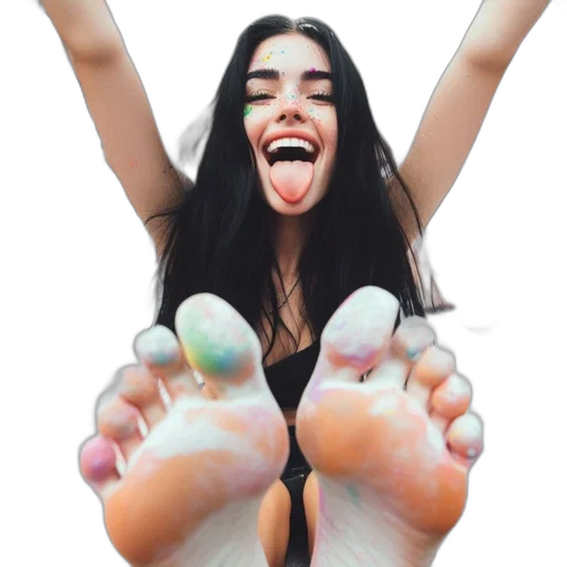 shoes, dress, creature, face transparent PNG cut-out