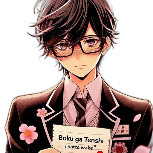 staff, robot, jacket, anime transparent PNG cut-out