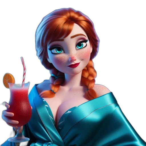 dress, staff, 3d render, concept art transparent PNG cut-out