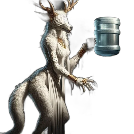 dragon, creature, animal, staff transparent PNG cut-out
