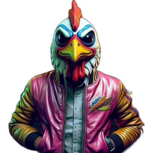 jacket, mask, animal, face transparent PNG cut-out