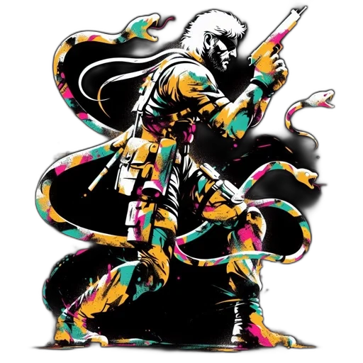 weapon, sword, staff, robot transparent PNG cut-out