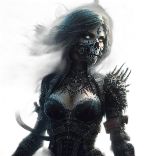 mask, face, concept art, fantasy art transparent PNG cut-out