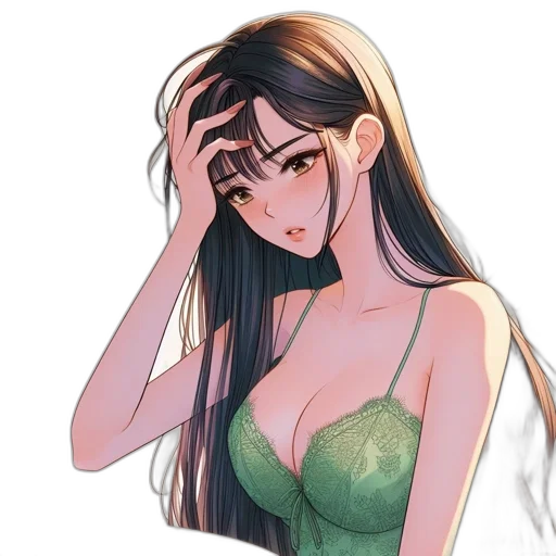 dress, mask, face, anime transparent PNG cut-out