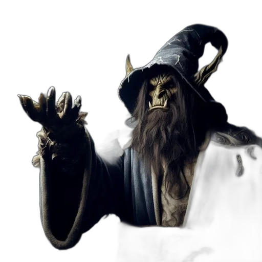 staff, creature, mask, dragon transparent PNG cut-out