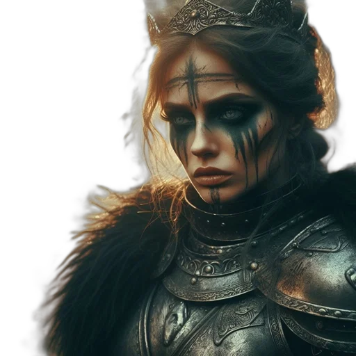 crown, face, mask, fantasy art transparent PNG cut-out
