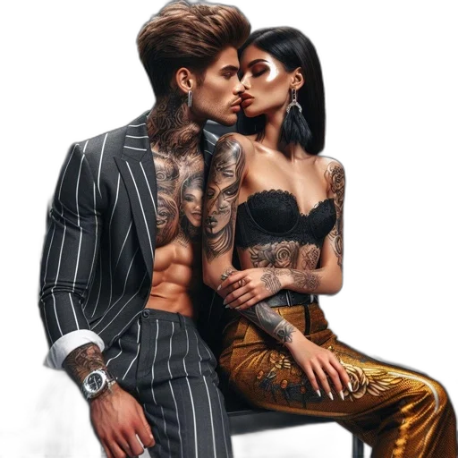 jewelry, jacket, dress, photorealistic transparent PNG cut-out