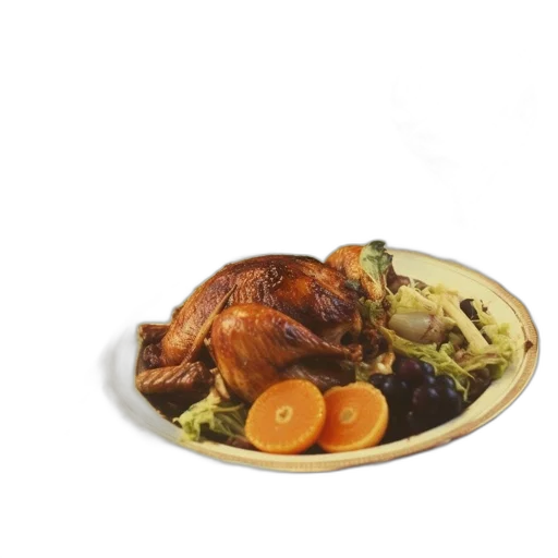 food, 3d render, photorealistic, roasted transparent PNG cut-out
