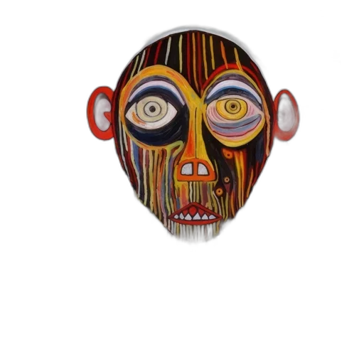 mask, face, jewelry, staff transparent PNG cut-out