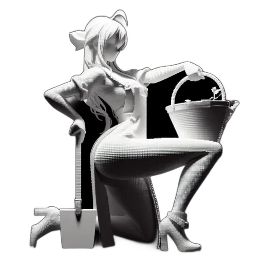 robot, furniture, jewelry, dress transparent PNG cut-out