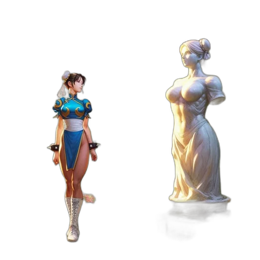 dress, jewelry, concept art, 3d render transparent PNG cut-out