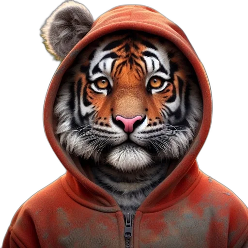 animal, jacket, creature, face transparent PNG cut-out