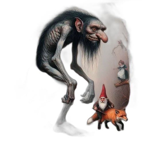 creature, animal, concept art, fantasy art transparent PNG cut-out