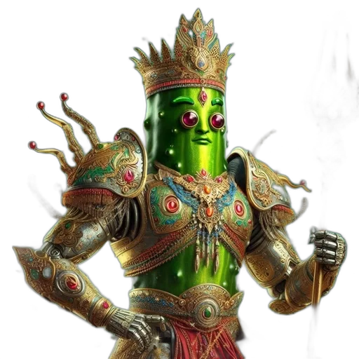 crown, staff, mask, robot transparent PNG cut-out