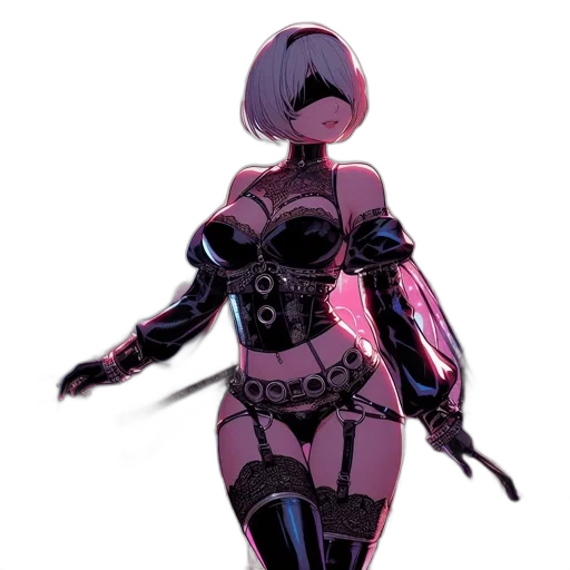 robot, weapon, concept art, cyberpunk transparent PNG cut-out