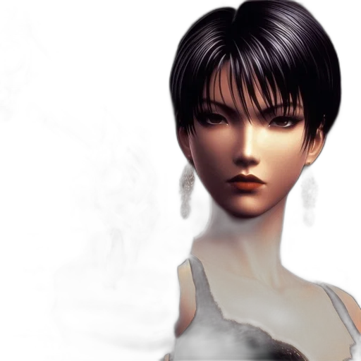 face, photorealistic, 3d render, concept art transparent PNG cut-out