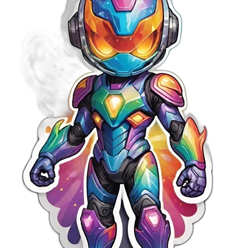 robot, mask, concept art, pixel art transparent PNG cut-out