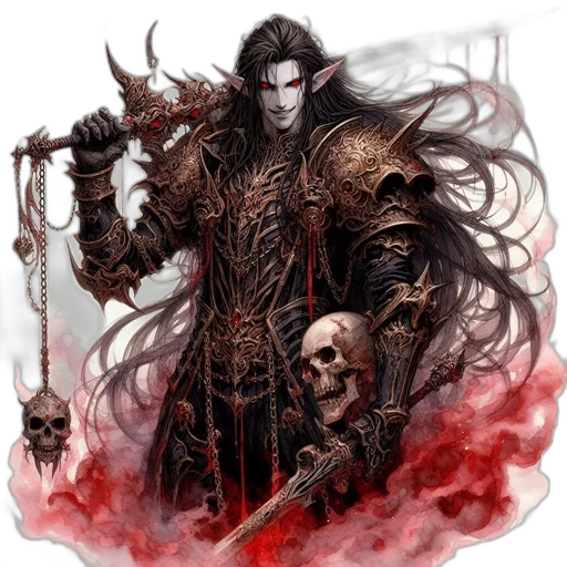 sword, staff, weapon, fantasy art transparent PNG cut-out