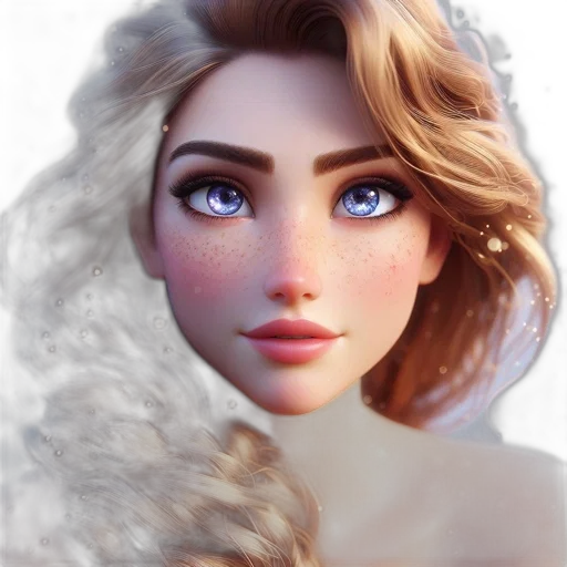 face, crown, dress, creature transparent PNG cut-out