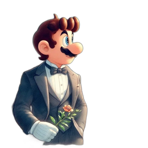staff, mask, flower, crown transparent PNG cut-out