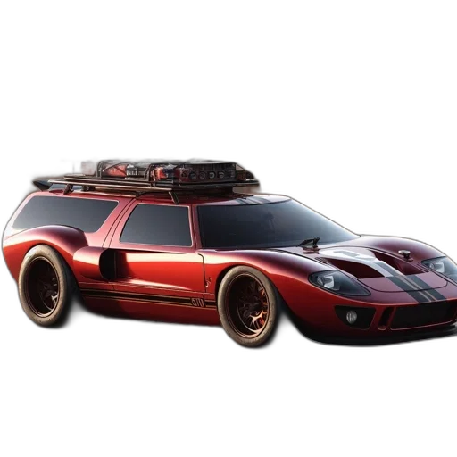 car, 3d render, concept art, photorealistic transparent PNG cut-out