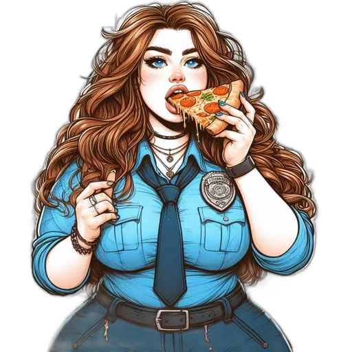 food, staff, jacket, comic book art transparent PNG cut-out